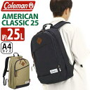 Coleman R[} bN y F̔X z AJNVbN25 25L bNTbN ʊw fCpbN y Y fB[X jp obO ΂ lC ʋ h hЃbN A4 v  w  s AMERICAN CLASSIC 25