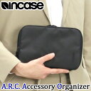 楽天バッグ スーツケース のビアッジョIncase インケース アクセサリー オーガナイザー 正規品 メンズ レディース ガジェットポーチ バッグ マルチケース セカンドバッグ 通勤 仕事 ブラック PCアクセサリー 上品 リサイクルポリエステル 撥水 A.R.C. Accessory Organizer 137222053005