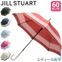 傘 長傘 レディース JILL STUART ジル スチュアート バイカラー柄雨傘 雨傘 耐風仕様 雨の日 梅雨 雨具 折れにくい傘 ロング傘 長い傘 バイカラ...