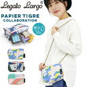 【SALE 10%OFF】 レガートラルゴ ショルダーバッグ LegatoLargo スクエア パピエティグル コラボ ポーチショルダー 撥水 2way ショル...