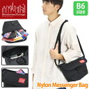 マンハッタンポーテージ メッセンジャーバッグ Nylon Messenger Bag Flap Zipper Pocket ManhattanPortage ショルダー バッグ メンズ レディース ユニセックス 普段使い 斜め掛け かばん ミニ コンパクト B6 MP1603FZP