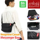 マンハッタンポーテージ メッセンジャーバッグ Neoprene Casual Messenger Bag ManhattanPortage メンズ レディース ユニセックス 普段使い 斜め掛け ショルダー バッグ かばん ミニ コンパクト B6 MP1603NP2