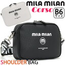 ミラミラン ショルダーバッグ mila milan メンズ レディース Corso コルソ ショルダー スクエア ミニショルダー 横型 斜め掛け サブバッグ き...