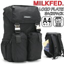 【SALE 10%OFF】 MILK FED. ミルクフェド A.M エムエイ リュック レディース リュックサック デイパック フラップリュック フラップバッ...