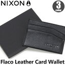 カードケース メンズ NIXON ニクソン 正規品 Flaco Leather Card Wallet フラコ レザー カード ウォレット カード入れ カード収納 かっこいい おしゃれ ビジネス 高級感