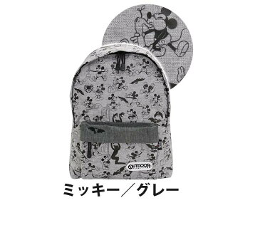 アウトドアプロダクツ OUTDOOR PRODUCTS リュック 送料無料 デイパック コラボ ミッキー ディズニー キャラクター スヌーピー こぎみゅん サンリオ ミッフィー 通学 通勤 人気 マザーズバッグ マザーバッグ