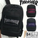 楽天バッグ スーツケース のビアッジョ【SALE】 リュック メンズ 28L THRASHER スラッシャー リュックサック デイパック 2ルーム構造 大容量 レディース 通学 通学用 通勤 中学生 高校生 大学生 男の子 部活 スクール用 PC 黒