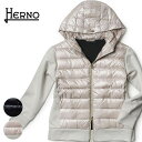 ヘルノ ダウン レディース パーカー スウェット フーディーJP00004DR 56009 HERNO アウター ブランド 定番 売れ筋【送料無料】【レビュー】