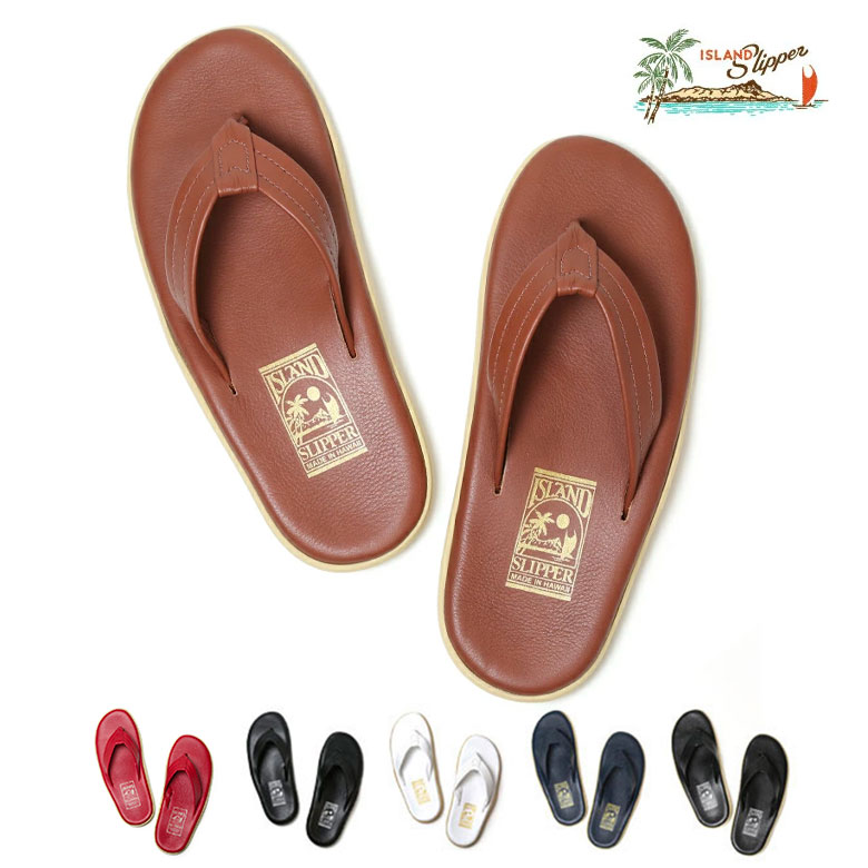 【10%offクーポン】ISLAND SLIPPER アイランドスリッパ サンダル クラシック メンズ レディース PT202 PB202 THONG アイランドスリッパー レザー ビーサン 本革 ブラック ブラウン ホワイト レッド ハワイ製【送料無料】 【レ15】【あす楽対応】