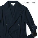 ラルディーニ ニットジャケット 2024SS ダブル 春夏 ジャケット ドライコットン サマーニット カーディガン LARDINI イタリア製 メンズ 【送料無料】【レビュー】