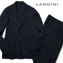 【裾直し100円】ラルディーニ スーツ セットアップ 2024SS ジャージー ナイロン EASY WEAR ジャケット パンツ スラックス トラベル LARDINI イタリア製 メンズ【レビュー】