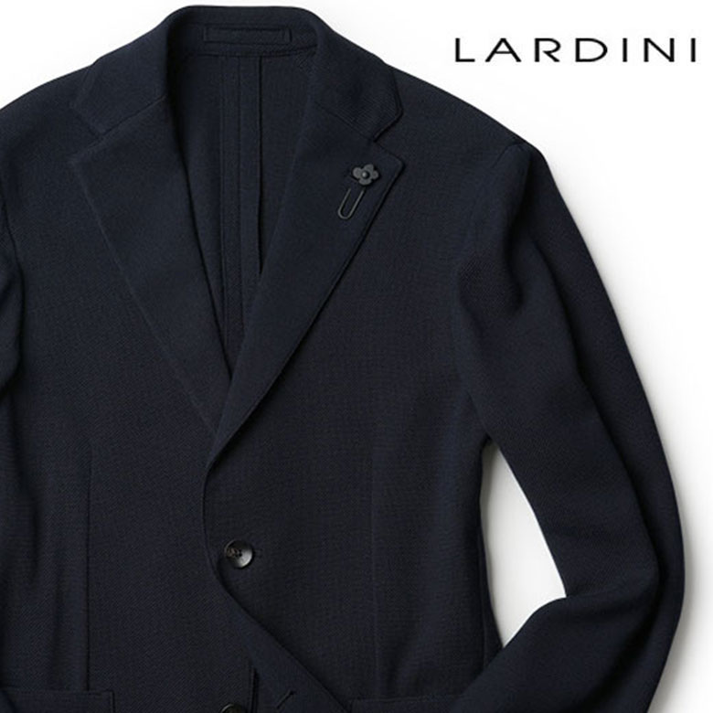 ラルディーニ ジャケット ホップサック 2024SS ウール ポリエステル コットン ポリウレタン 四者混 LARDINI JZIZUMO イタリア製 メンズ