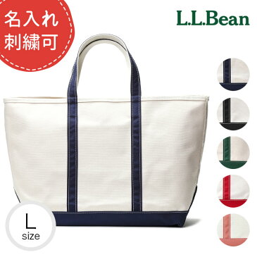 【5%offクーポン】【ネーム刺繍可能】LLBEAN キャンバス トートバッグ Lサイズ エコバッグ 大容量 LLビーン エルエルビーン アメリカ製 MADE IN USA レディース【送料無料】 名入れ