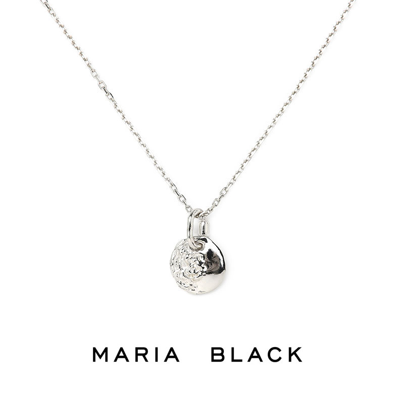 マリアブラック ネックレス コインペンダント シルバー MARIA BLACK Aspen 50 Necklace Silver ペンダント ブランド かわいい おしゃれ レディース