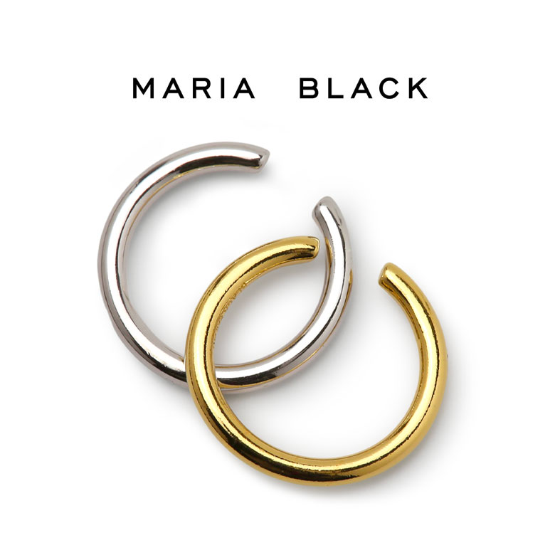 マリアブラック イヤーカフ イヤカフ ミディアム 片耳 ゴールド シルバー MARIA BLACK Twin Medi Ear Cuff ブランド かわいい おしゃれ レディース【送料無料】【レビュー】