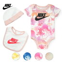 ナイキ ベビー ギフトセット 0〜6ヶ月 6〜12ヶ月 1才 ロンパース キャップ 帽子 スタイ よだれかけ 3点セット 出産祝い プレゼント 赤ちゃん NIK...