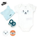 ナイキ ベビー ギフトセット 0~6ヶ月 6~12ヶ月 1才 ロンパース ソックス 靴下 キャップ 帽子 3点セット 出産祝い プレゼント 赤ちゃん NIKE ...