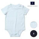 ラルフローレン ロンパース カバーオール 半袖 足なし ポニー ベビー 出産祝い 誕生祝 POLO RALPH LAUREN 男の子 女の子 赤ちゃん ボーイズ...