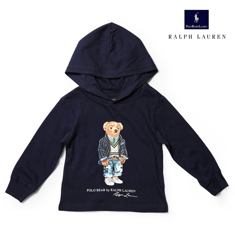 ラルフローレン キッズ パーカー 2才～7才 ポロベアー トッドラー POLO RALPH LAUREN 薄手 カットソー ギフト お祝い 誕生日プレゼント 子供 幼児 ボーイズ ガールズ レディース