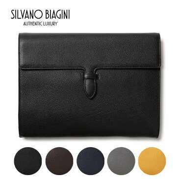 【全品ポイント10倍】シルヴァーノ ヴィアジーニ クラッチバッグ シボレザー メンズイタリア製 鞄 バッグ Silvano Biagini レザー 【送料無料】 【あす楽対応】【レ15】