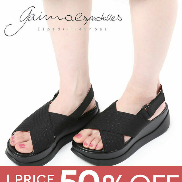 【50%OFF！】ガイモ サンダル スニーカーサンダル 厚底サンダル gaimo PETUNIA TRICOT FINO エラスティック エスパドリーユ シュー
