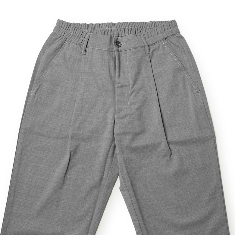 WOC ワンプリーツテーパードパンツ SALVADOR PANTS 2026SS 026PA096FR メンズ イタ...
