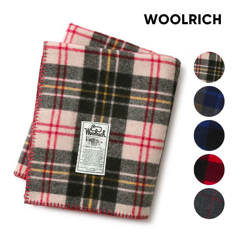 ウールリッチ ブランケット チェック柄 152.4cm x 127cm ひざ掛け 毛布 おしゃれ WOOLRICH 【送料無料】【レ15】【あす楽対応】