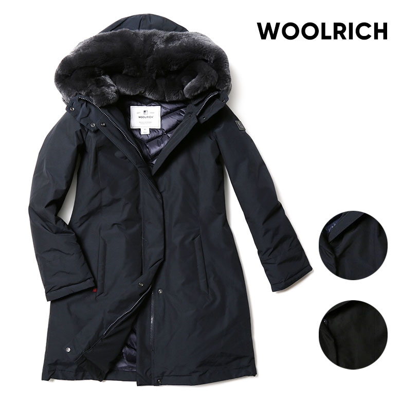 ウールリッチ レディース ダウン ボウブリッジ BOW BRIDGE コート ラビットファー付き パーカー WOOLRICH ダウンコート ダウンジャケット【送料無料】 アウター