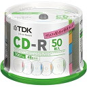 TDK データ用CD-R 1回記録用 700MB 48倍速 インデックス ディスクシリーズ 50枚スピンドル CD-R80TX50PA