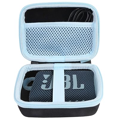 JBL GO3 Bluetooth ポータブルスピーカー 専用保護収納ケース- Aenllosi (ライトブルー)