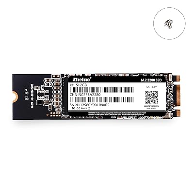 Zheino M.2 512GB 2280 SATA3.0 6Gb/s 内蔵SSD 3D Nand 採用