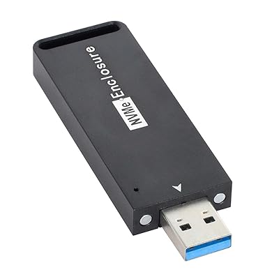 Xiwai USB 3.1 Gen2 10Gbps to NVME PCI-E M-Key ソリッドステートドライブ 外部エンクロージャ 2230/2242mm