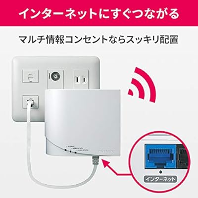 アイ・オー・データ WiFi 無線LAN ルーター dual_band コンセント直差しタイプ 867Mbps IEEE802.11ac 独自メッシュルーター 360コネクト IPv6 日本メーカー WN-DX1300GRN 2