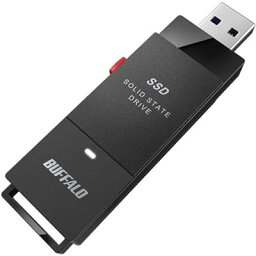 SSD-PUT1.0U3BC/D [外付けSSD ポータブル USB3.2 Gen1 スティック型 TV録画対応 1.0TB ブラック]