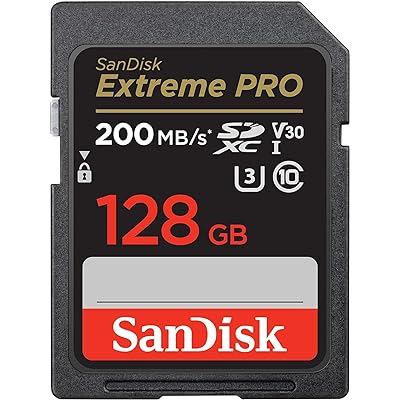 SanDisk (サンディスク) 128GB Extreme PRO SDXC UHS-I メモリーカード - C10、U3、V30、4K UHD、SDカードDigital Cameras - SDSDXXD-128G-GN4INブランドSanDisk色ダークグレー/ブラック。モデルSDSDXXD-128G-GN4IN商品説明配送に関しまして、弊社ではAmaznマルチチャンネルサービスに委託しておりますので、Amazn専属の配送便となります。Amazn記載の梱包材の使用及び、配送伝票の配送元がAmaznとなる場合がございますので予めご了承ください。配送時がご不在の場合、置き配となる場合があります。配送状況によって、商品発送のステータスが遅れる場合があります。【商品概要】SanDisk QuickFlowテクノロジーを搭載した最大200MB/秒のカードオフロード速度で時間を節約。(最大200MB/秒の読み取り速度。UHS-I 104MB/秒を超える速度に達する独自の技術で設計されています。そのような速度に達することができる互換性のあるデバイスが必要です。 内部試験に基づいています。ホストデバイス、インターフェース、使用状況などの要因によってパフォーマンスが低下する場合があります。 1MB (メガバイト) =100万バイト。 X = 150KB/秒。 SanDisk QuickFlowテクノロジーは、64GB、128GB、256GB、512GB、1TBの容量のみで利用できます。 1GB (ギガバイト) = 10億バイト。 1TB (テラバイト) = 1兆バイト。 実際にユーザーが使用できるストレージ容量はこれより少なくなります。)ショット速度は最大90MB/秒 (書き込み速度は最大90MB/秒。 社内テストに基づいたデータであるため、差し込むデバイスによってはパフォーマンスが低下することがあります。 1MB (メガバイト) =100万バイト。 X = 150KB/秒)。4K UHD動画とシーケンシャルバーストモードの写真の撮影に最適(フルHD (1920x1080) および4K UHD (3840x2160) 動画のサポートは、ホストデバイス、ファイル属性、その他の要因によって異なる場合があります。 SanDiskウェブサイトのHDページをご覧ください。)UHSスピードクラス3 (U3) と動画スピードクラス30 (V30) (UHSスピードクラス3は、有効なUHSホストデバイスで4K UHD動画の録画をサポートするように設計されたパフォーマンスオプションを指定しています。 UHS Video Speed Class 30 (V30)、持続動画キャプチャレート30MB/秒は、UHS対応ホストデバイスでのリアルタイム録画をサポートするように設計されたパフォーマンスオプションを指定します。 SDアソシエーションの公式ウェブサイトをご覧ください。)【商品説明】【商品詳細】ブランド：SanDisk商品種別：パソコン・周辺機器商品名：SanDisk (サンディスク) 128GB Extreme PRO SDXC UHS-I メモリーカード - C10、U3、V30、4K UHD、SDカードDigital Cameras - SDSDXXD-128G-GN4IN製造元：Western Digital Technologies, Inc.商品番号：SDSDXXD-128G-GN4IN発売日：2022年05月16日商品内容：128GB色：ダークグレー/ブラック。商品タイプ：メモリーカードのみ【当店からの連絡】