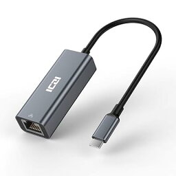 ICZI USB LAN 変換アダプター/有線LAN RJ45 イーサネットアダプタ 超高速 (ネットワークポートにCを入力します)