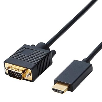 エレコム 変換ケーブル HDMI VGA 2.0m ブラック CAC-HDMIVGA20BK