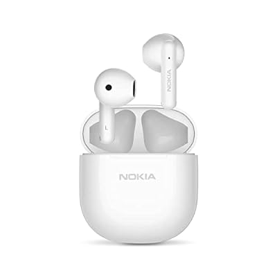 ノキア Nokia Essential E3110【ワイヤレスイヤホン Bluetooth 5.1】完全ワイヤレスイヤホン/ブルートゥース イヤホン/ENCノイズリダクション/ハンズフリー通話/左右分離型/最大16時間音楽再生…