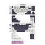 White Purpleåץåȥ꡼ץե Doubleshot७å Cherry MX 60% 65% 70% 75% 95%ᥫ˥륲ߥ󥰥253