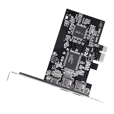 Richer-R Firewire PCI Express PCI-E PCI Express FireWire 1394a IEEE 1394コントローラカード Firewireケーブル付き