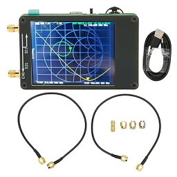 NanoVNA ベクトル ネットワーク アナライザー、50k ～ 3GHz MF HF VHF UHF アンテナ アナライザー、S パラメータ、電圧定在波比、位相、遅延、スミス チャートの測定