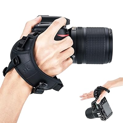 [JJC] レストストラップ U型ベース ブラッグ Canon 6DM2 5DM4 9000D Nikon D850 D810 D750 D610 Sony A7C R A9 A7S2 A7R3 A7M3 用