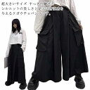 カーゴパンツ メンズ サルエルパンツ 超大きいサイズ ビッグシルエット ズボン 韓国風 ストリート系 アラジンパンツ レディース 袴パンツ 黒 ゆったり 超大きいサイズ 体型カバー 秋 ガウチョパンツ イージーパンツ ボトムス 男女兼用