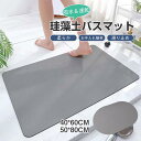 珪藻土バスマット ソフト 洗える 珪藻土マット キッチン 浴室 玄関 お風呂 洗面所 柔らか 吸水 おしゃれ 珪藻土 バスマット 速乾 足拭き 水切り