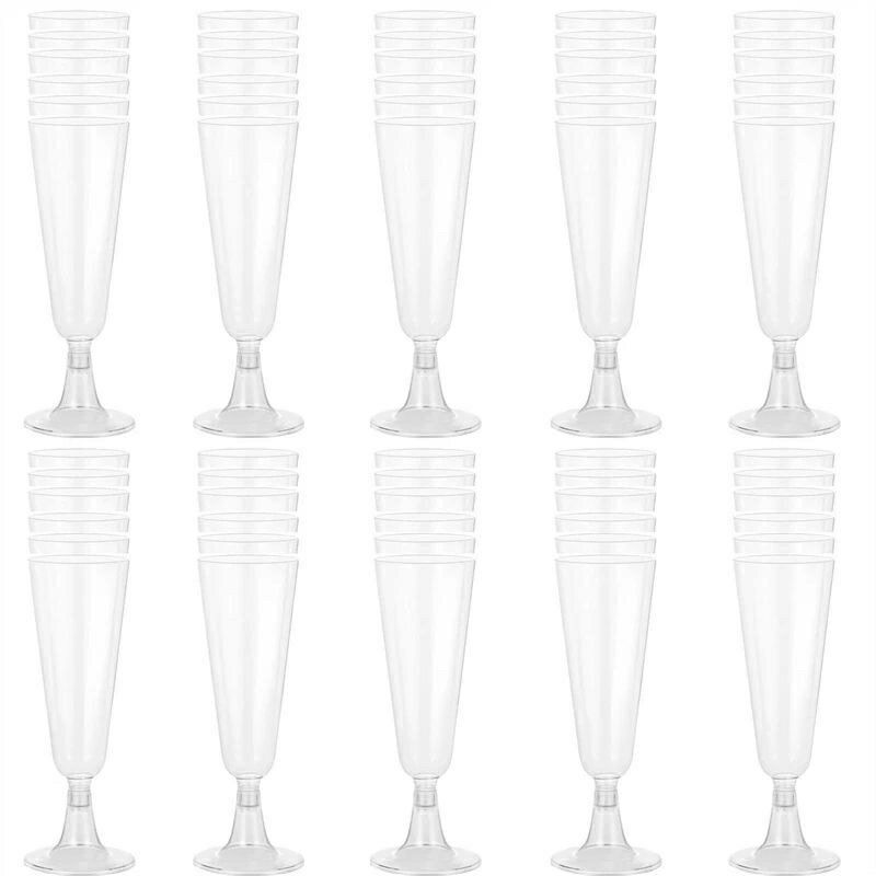 ワイングラス 使い捨て 60個150ml シャンパングラス プラスチック 硬質プラスチック シャンパングラス 赤ワイングラス ステムウェア ワイングラス パーティー ホリデー イベント用品