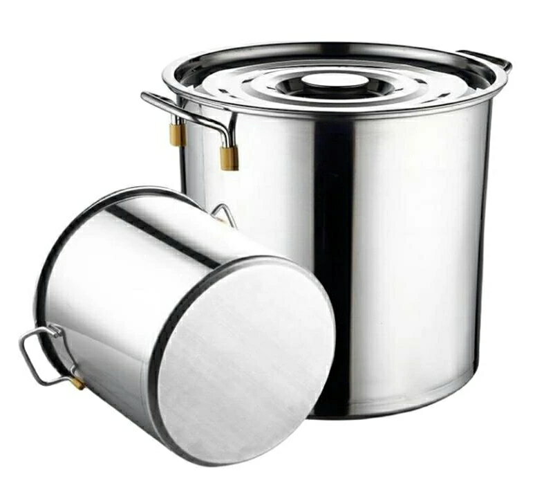 寸胴鍋 業務用鍋 蓋付き 深型 大容量寸胴鍋 業務用寸胴鍋 ステンレス製 IH寸胴鍋 両手鍋 クッキングヒ..