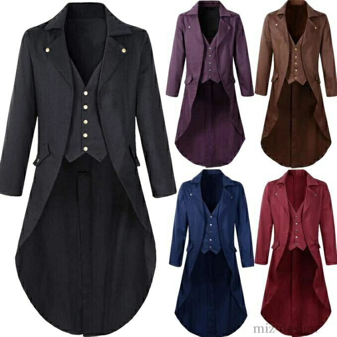 ステージ衣装 コスプレ 執事 探偵 紳士 ヨーロッパ風 コート 欧風 メンズロングジャケット 舞台衣装 大人用コスチューム