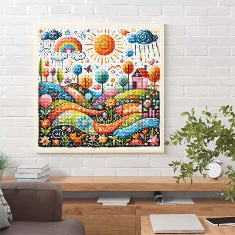 40×40cm ダイヤモンドアート フル 四角ビーズ 5D 30×30cm 40×40cm 正方形 初心者 ...