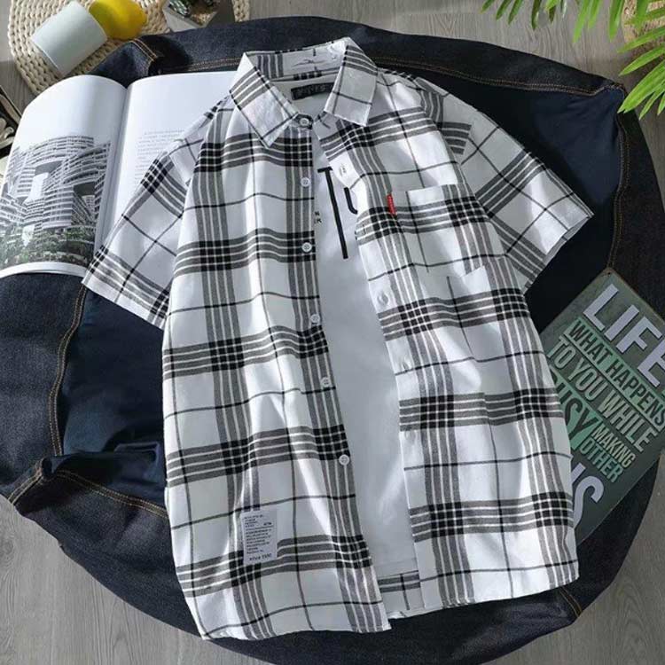 シャツ 半袖 チェックシャツ メンズ ボタンダウンシャツ チェック柄 半袖シャツ 涼しい ストレッチ 春 夏 薄手 オシャレ かっこいい メンズファッション 涼しい 吸水速乾 接触冷感 男女兼用 シンプル 柄シャツ 20代 30代 40代 50代 カジュアル 送料無料