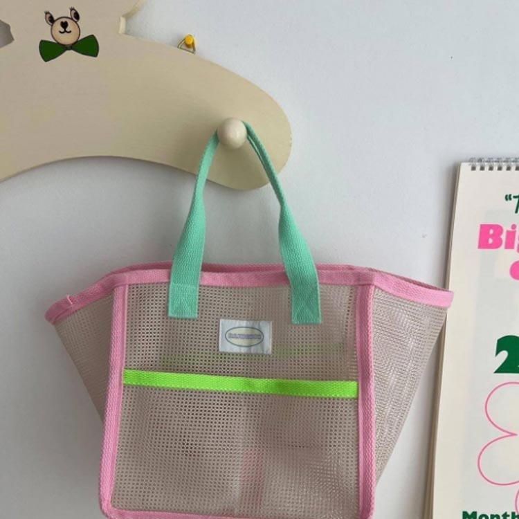 スパバッグ メッシュ プールバッグ 水泳バック カラフル トートバッグ 温泉バッグ お風呂バッグ ビーチバッグ ジムバッグ ハンディポーチ バス用品 手提げかばん レディース メンズ フィットネス 旅行 おしゃれ 大人 可愛い 送料無料